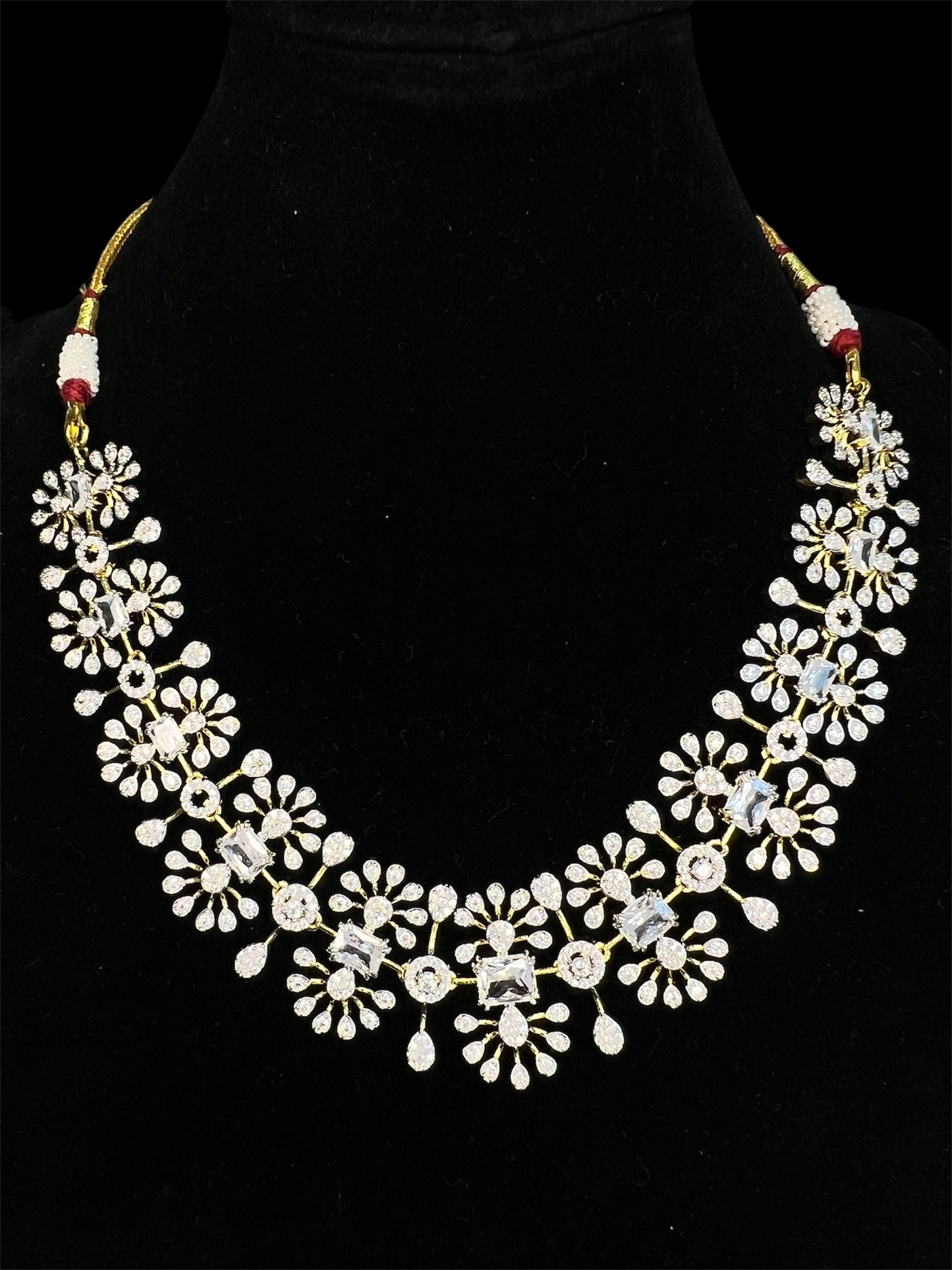 Diamond Inspired Necklace Set