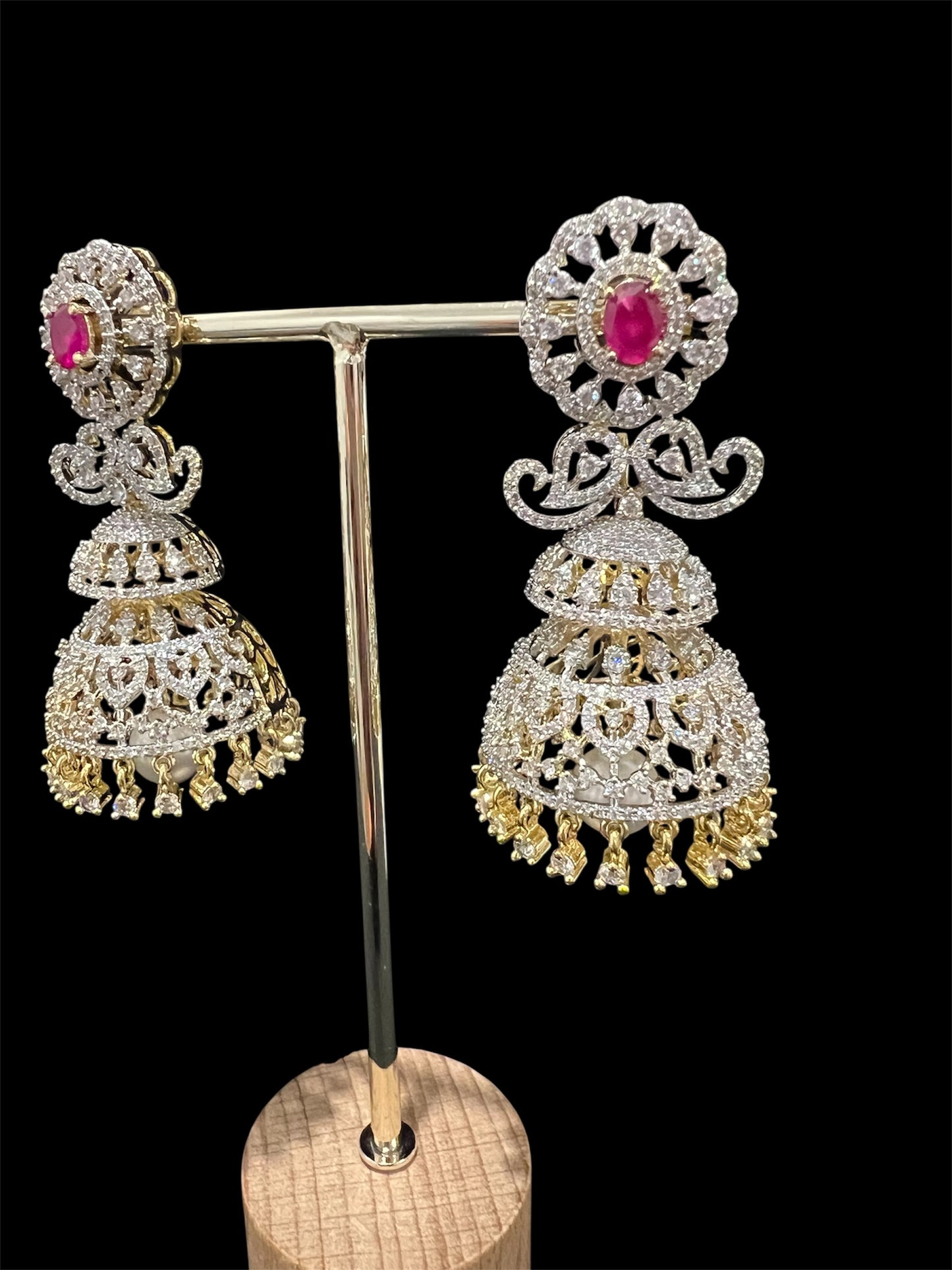 Diamond look Jhumkas