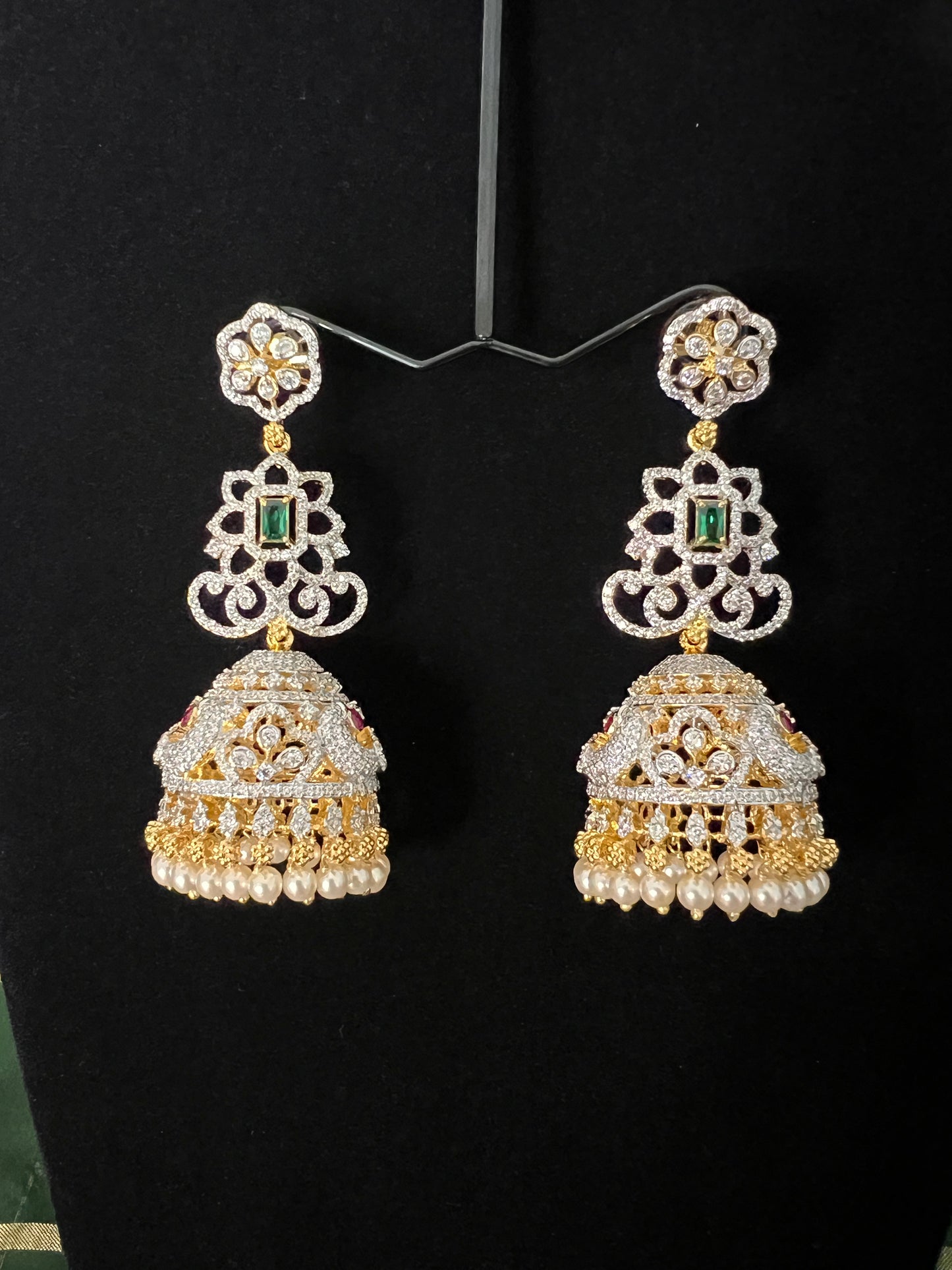 TVARIKA 925 Silver Haaram Set