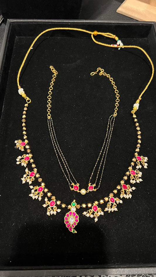 Jadau Kundan Combo set