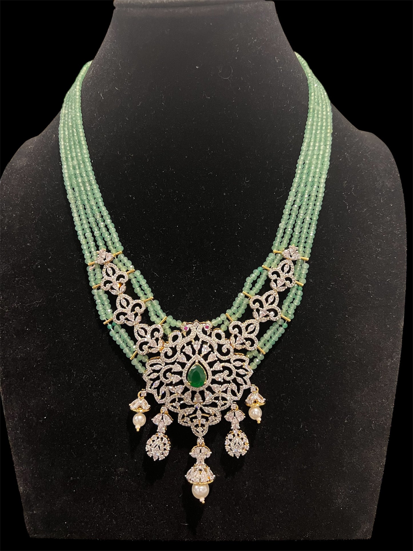 Diamond inspired Necklace Set