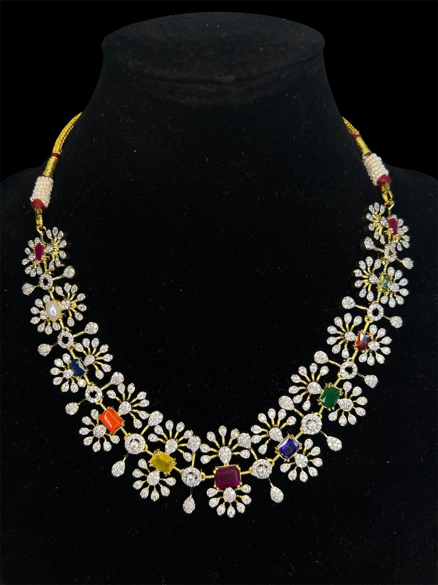 Diamond Inspired Necklace Set
