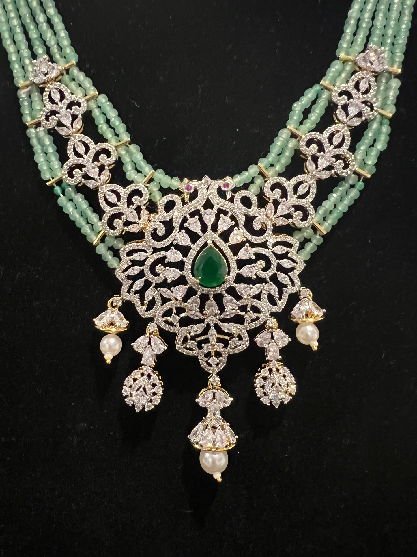 Diamond inspired Necklace Set