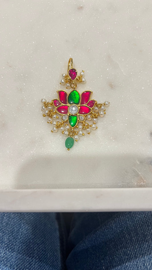 Jadau Kundan Maangtikka