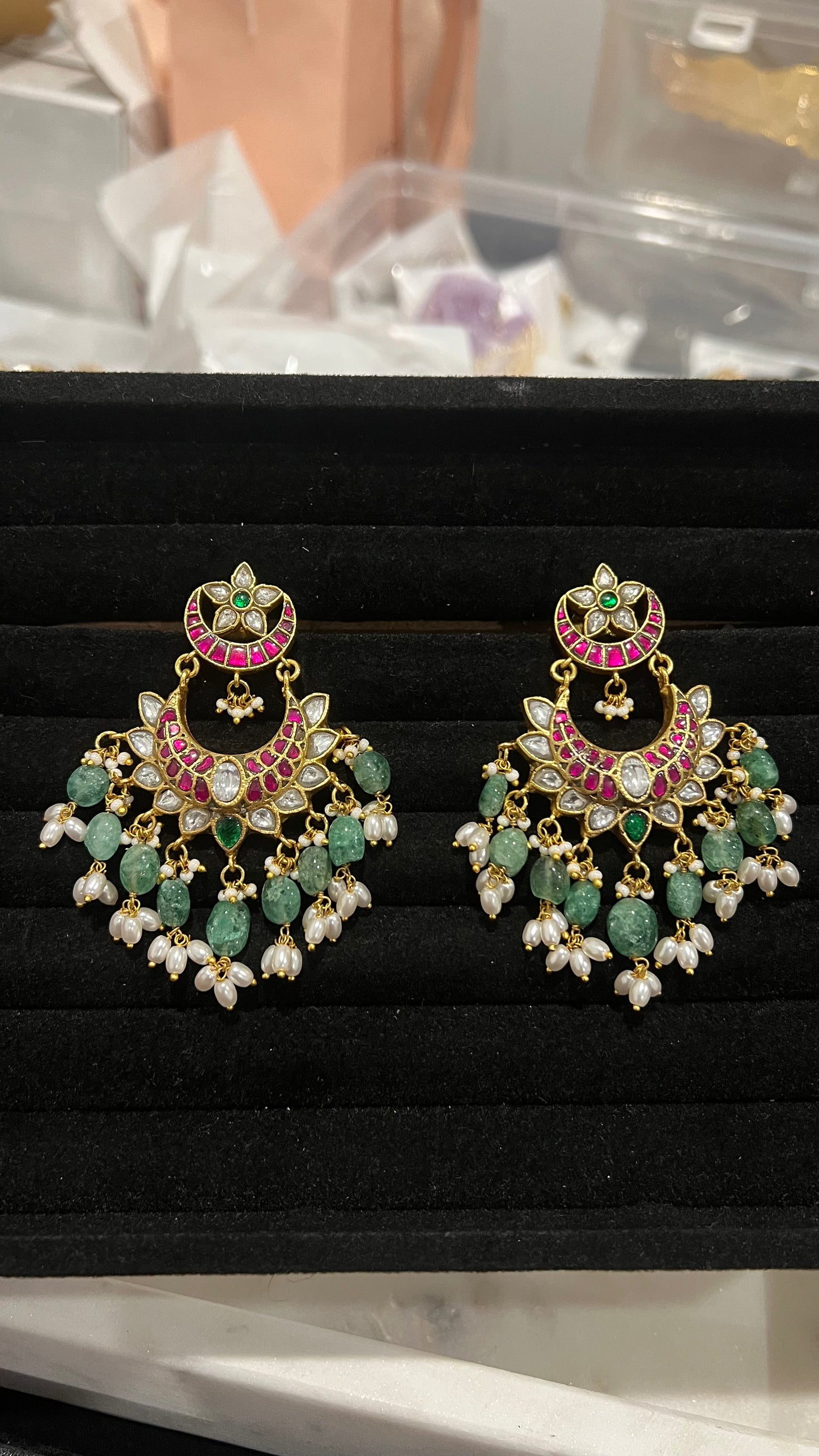 Jadau Kundan Chaandbaali