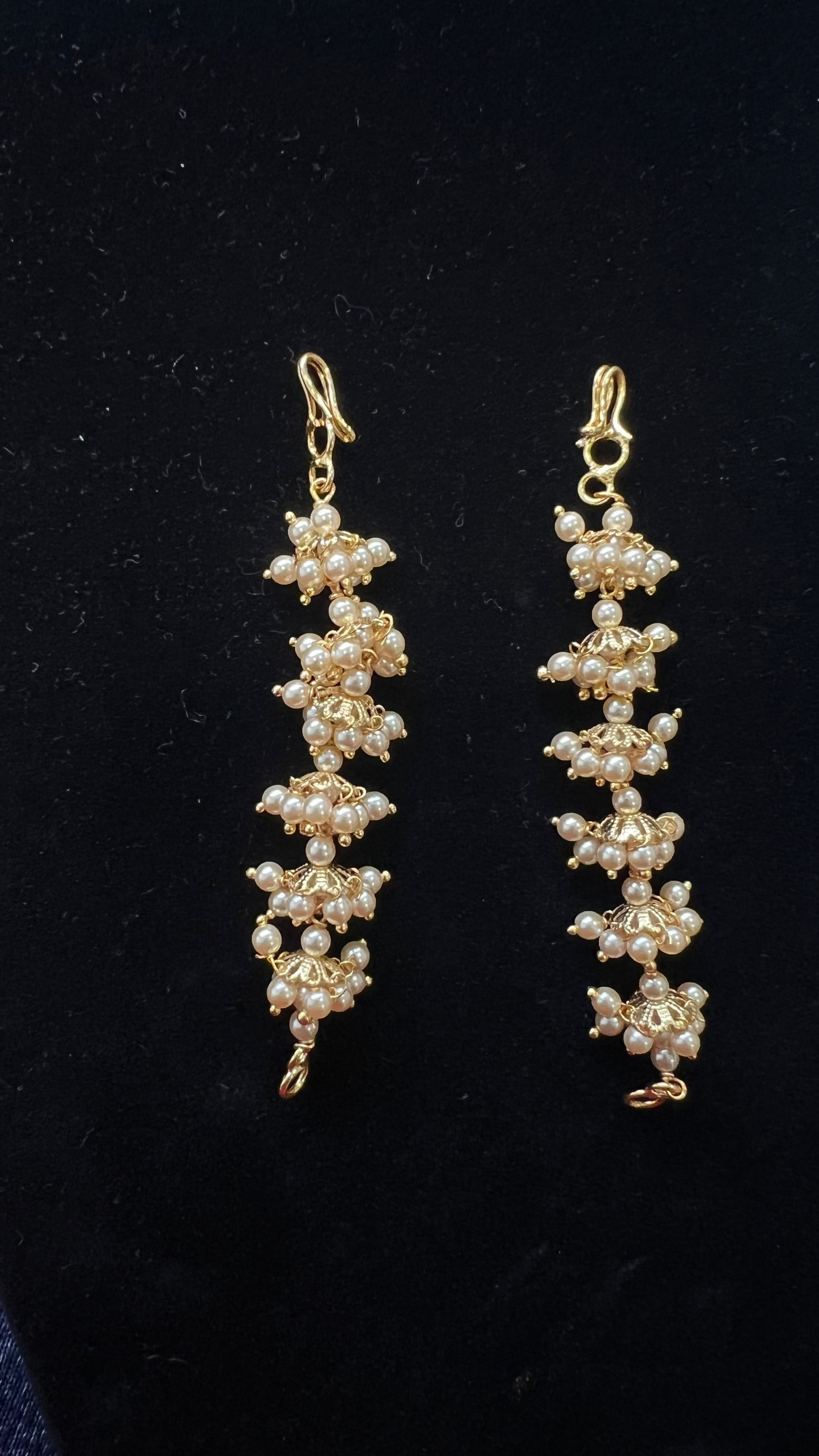 Pearl jhumka maatillu