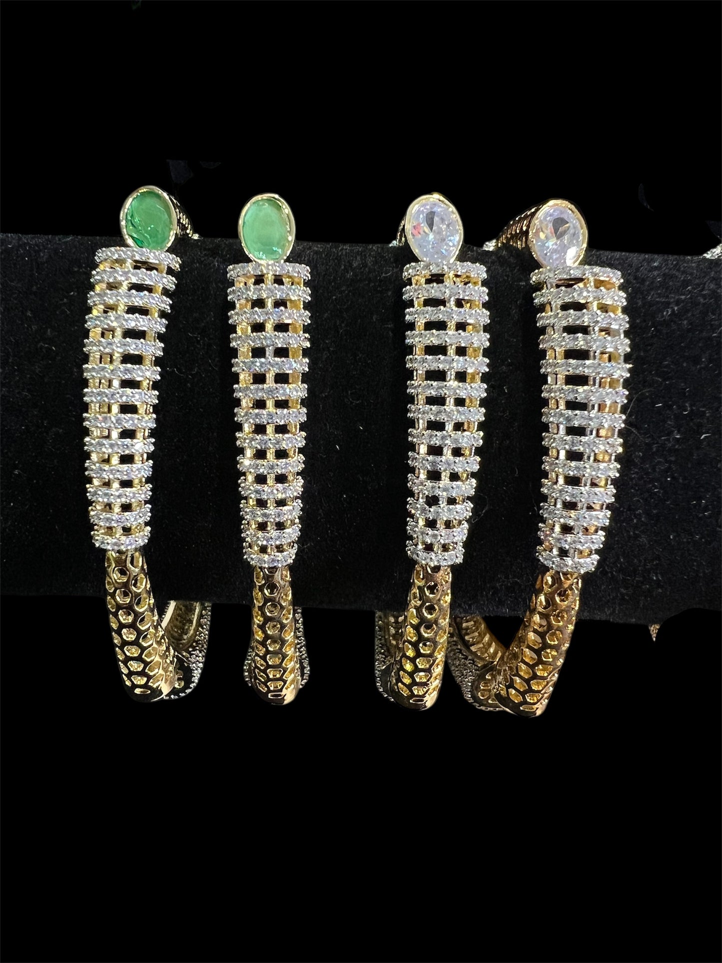 Diamond inspired bangles
