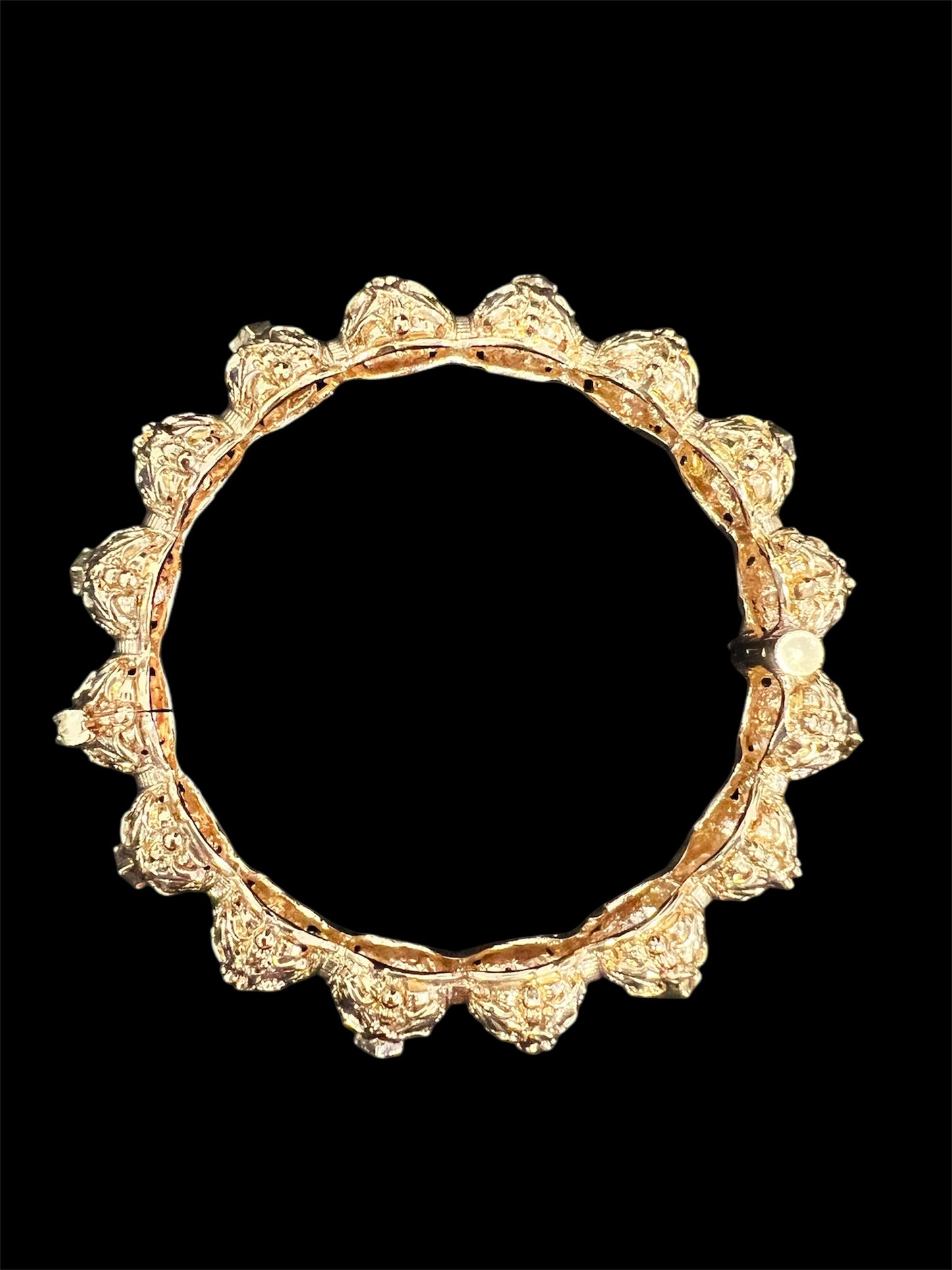 Temple gold look Bangles