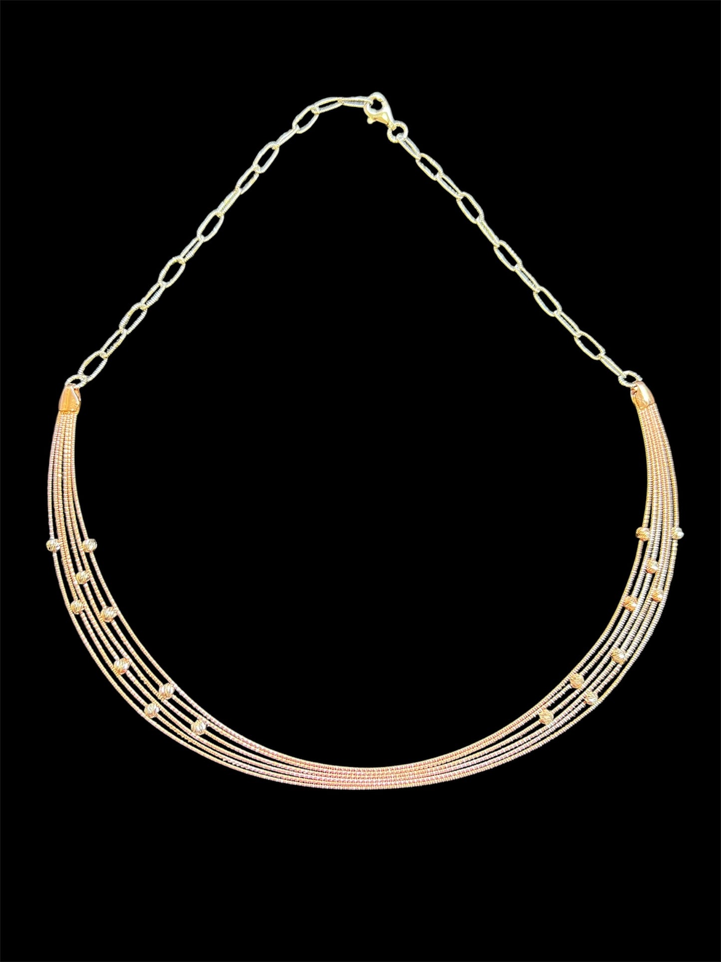 925 Silver Blossom Kante