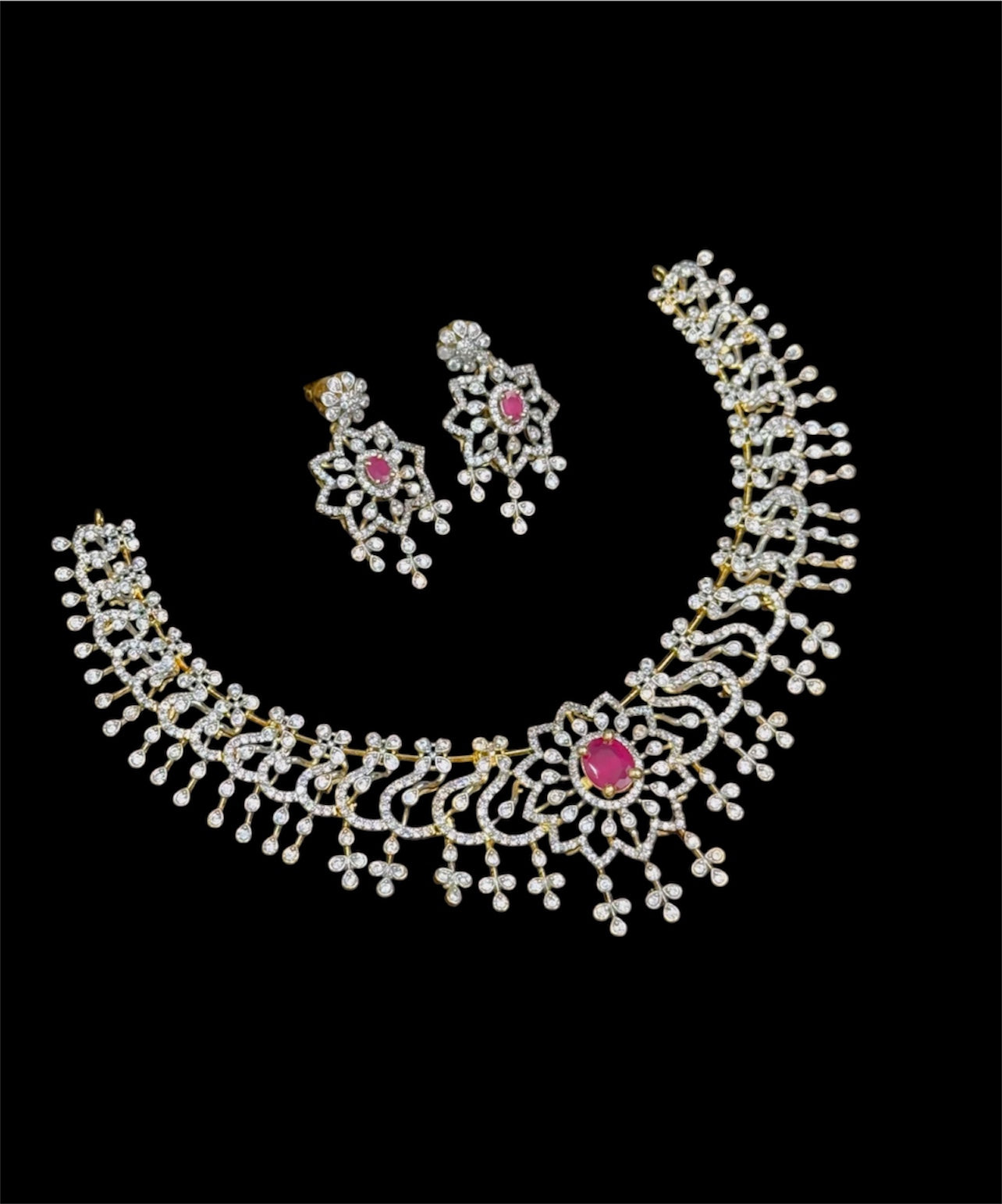 Changeable CZ necklace