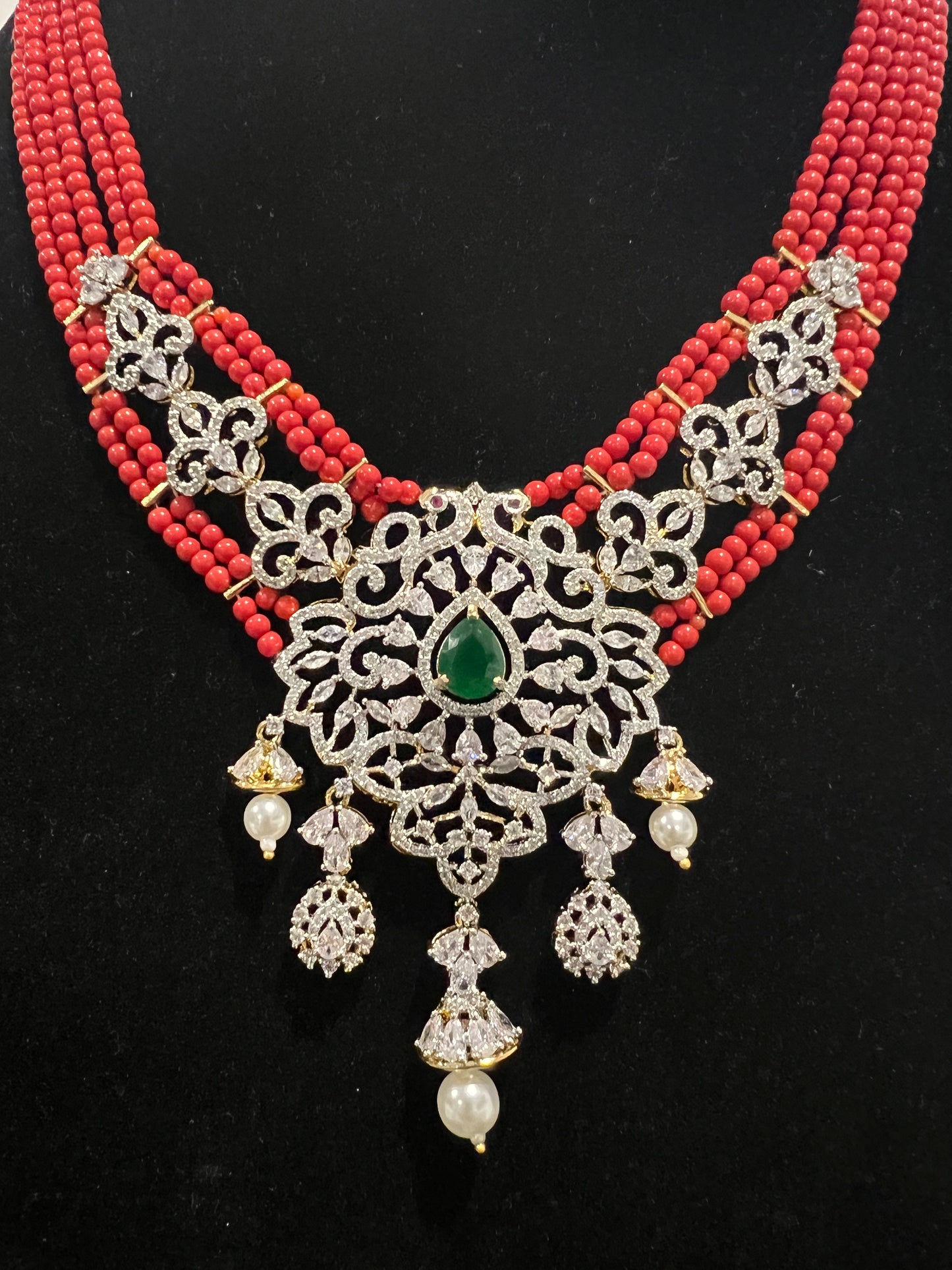 Diamond inspired Necklace Set
