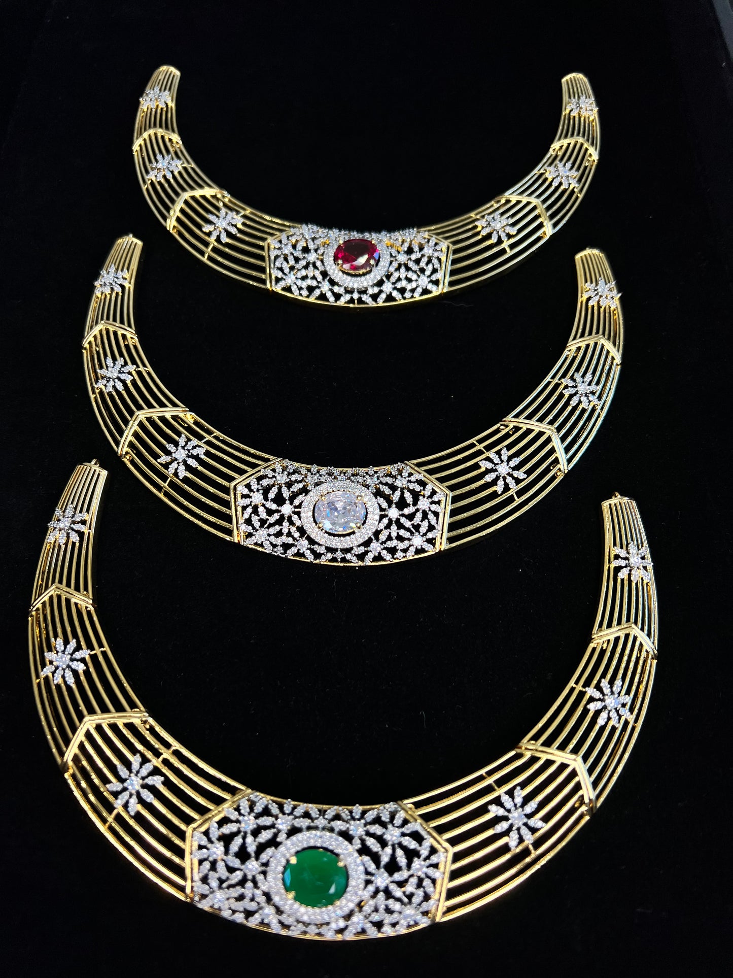 Diamond inspired Kante necklace