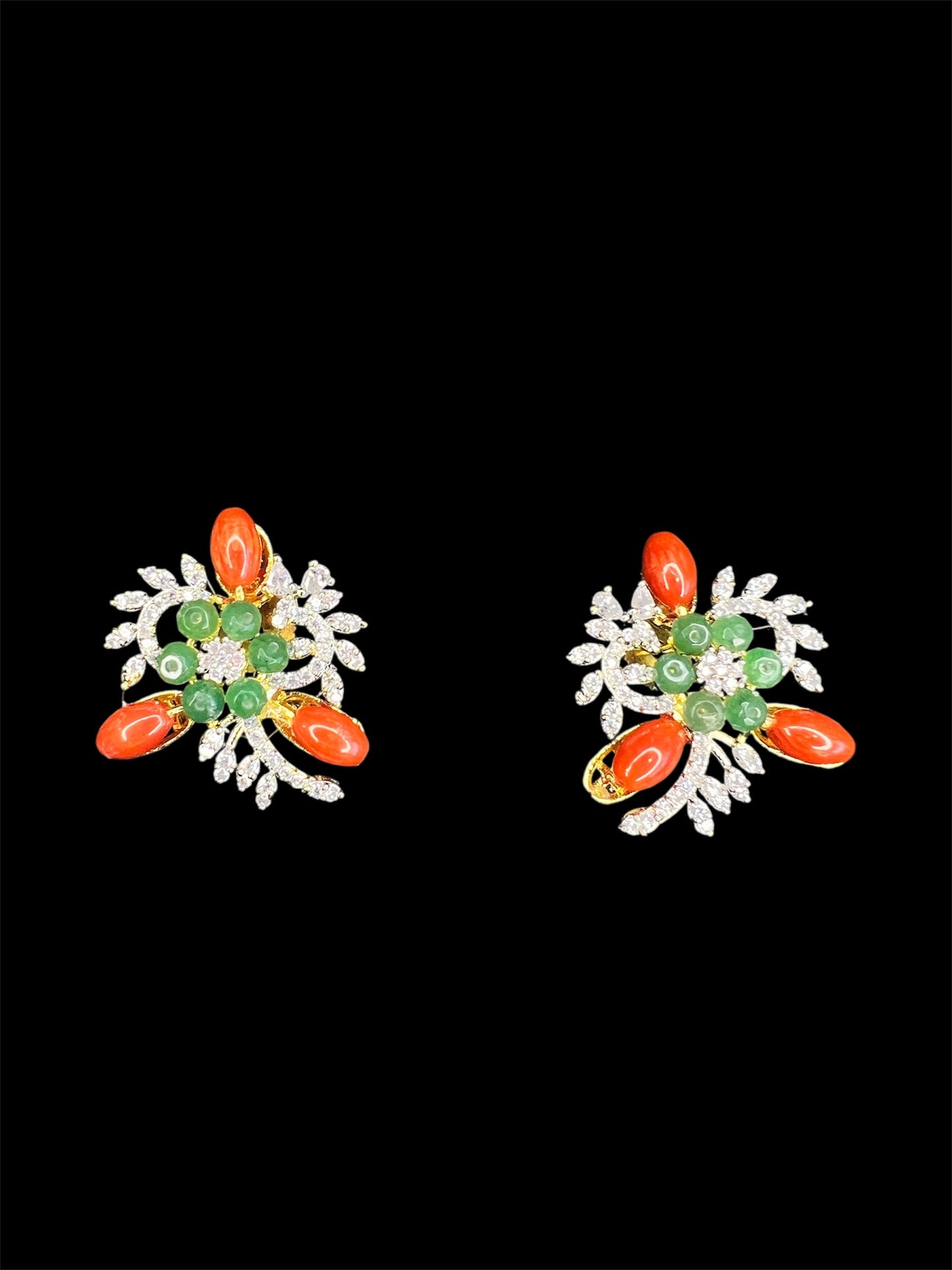 Floral beads Studs