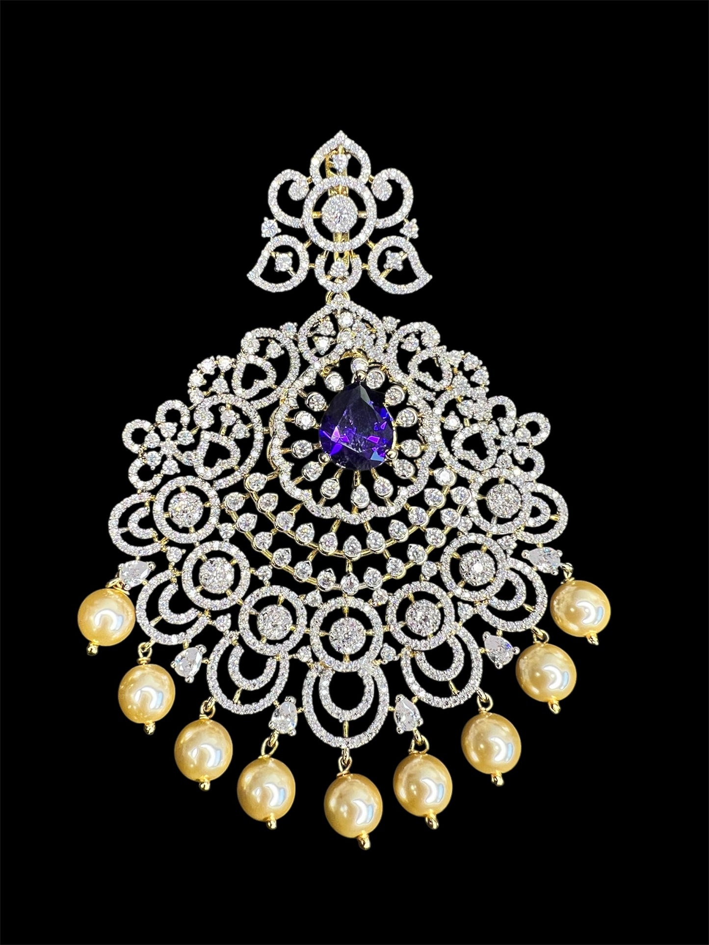 Statement CZ Pendant set