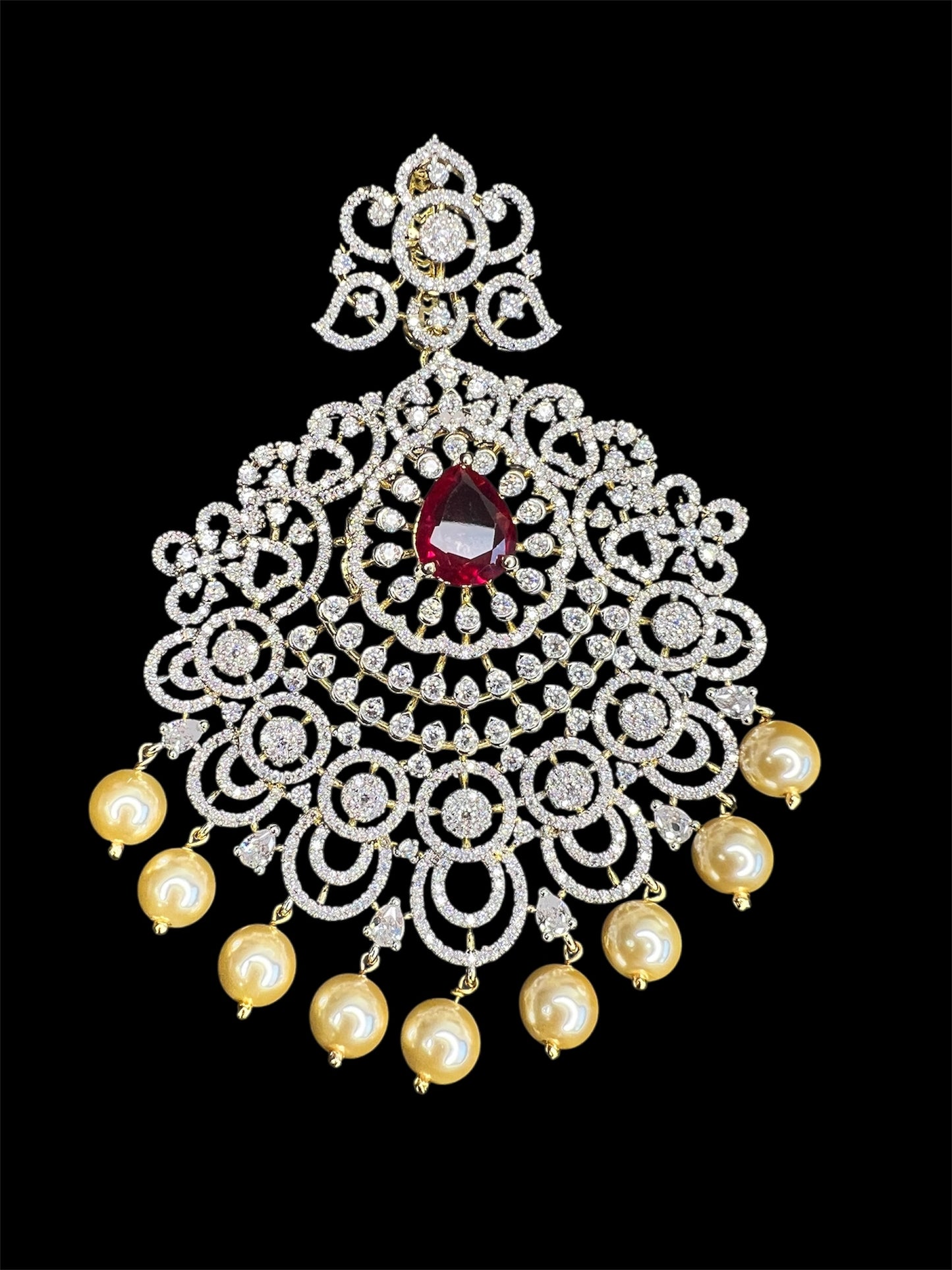 Statement CZ Pendant set