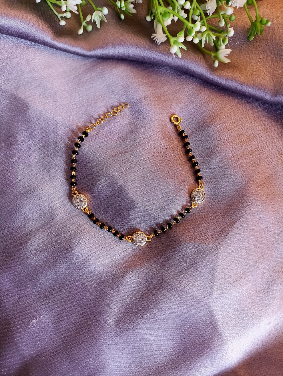 925 Silver Bracelet with CZ charms - PREORDER