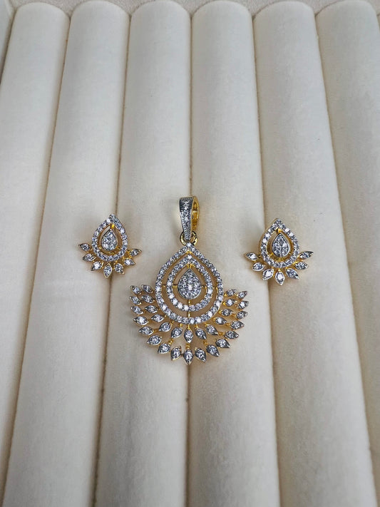925 Silver Pendant Set