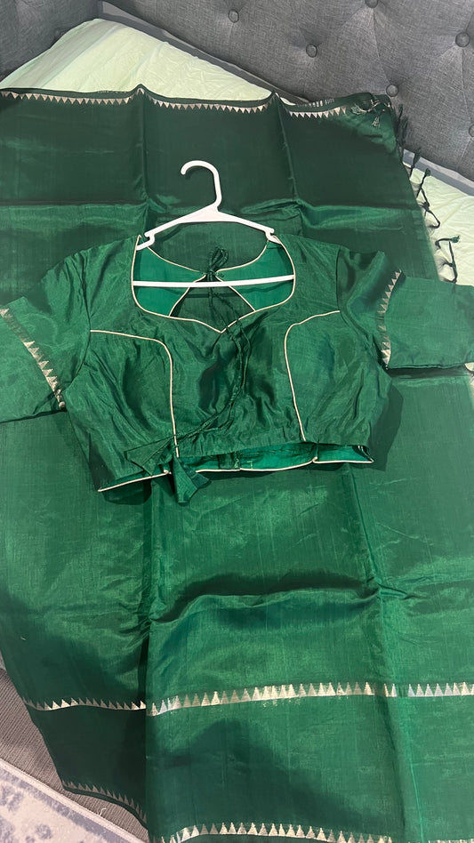 Handloom Mangalagiri Saree with Blouse