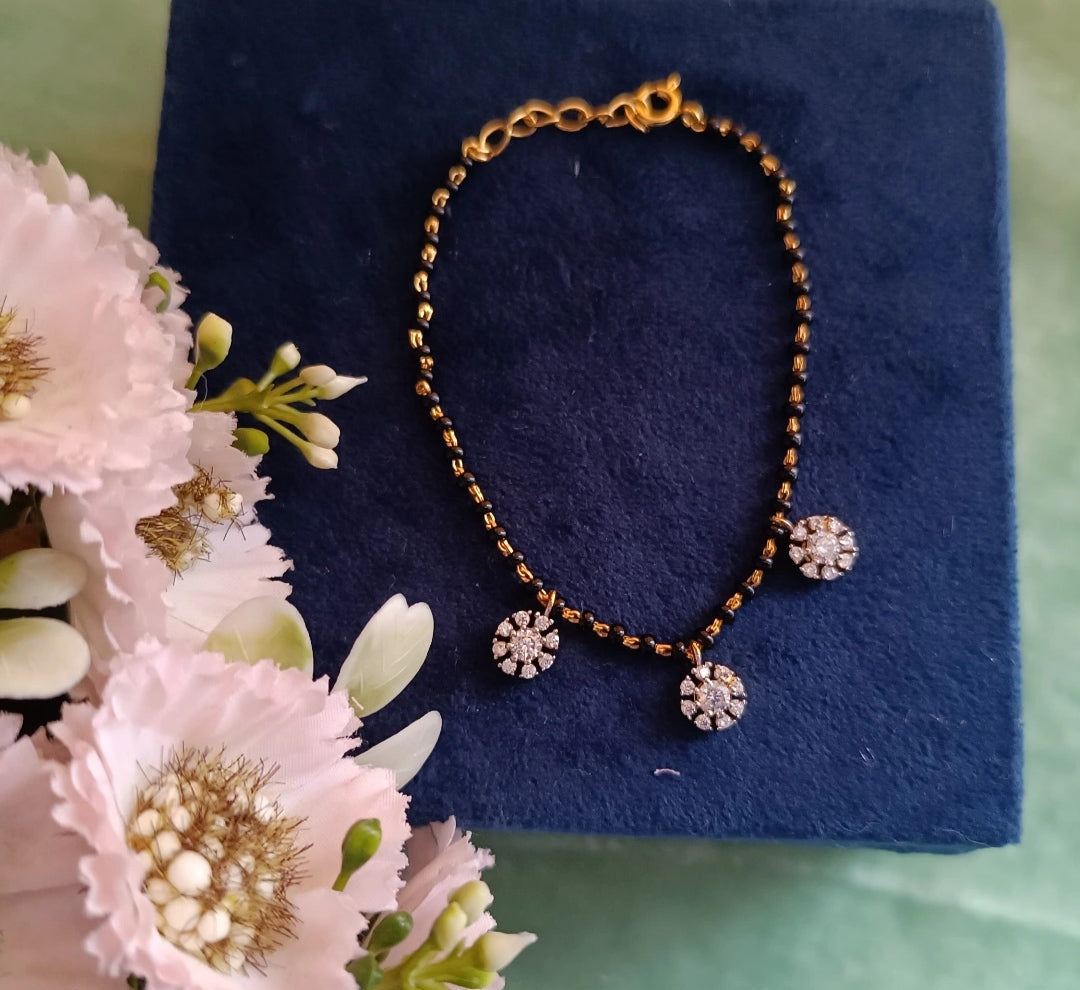 925 Silver Bracelet with 3 charms - PREORDER