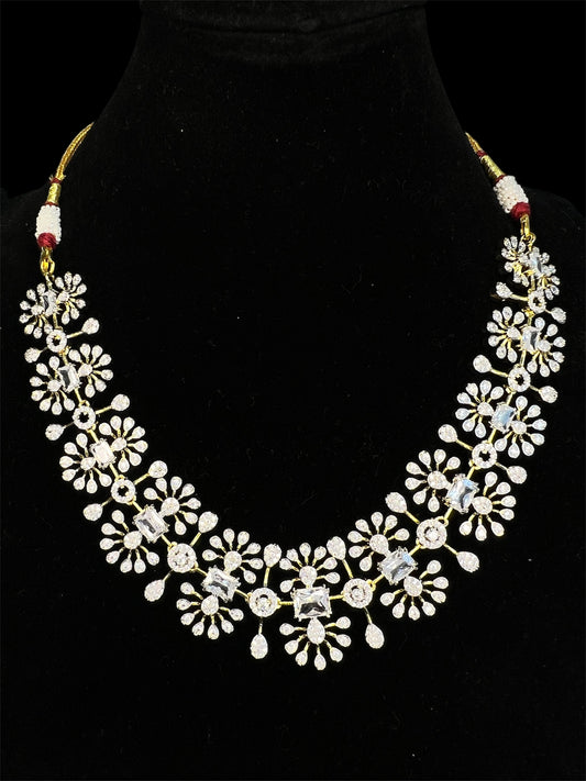 Diamond Inspired Necklace Set