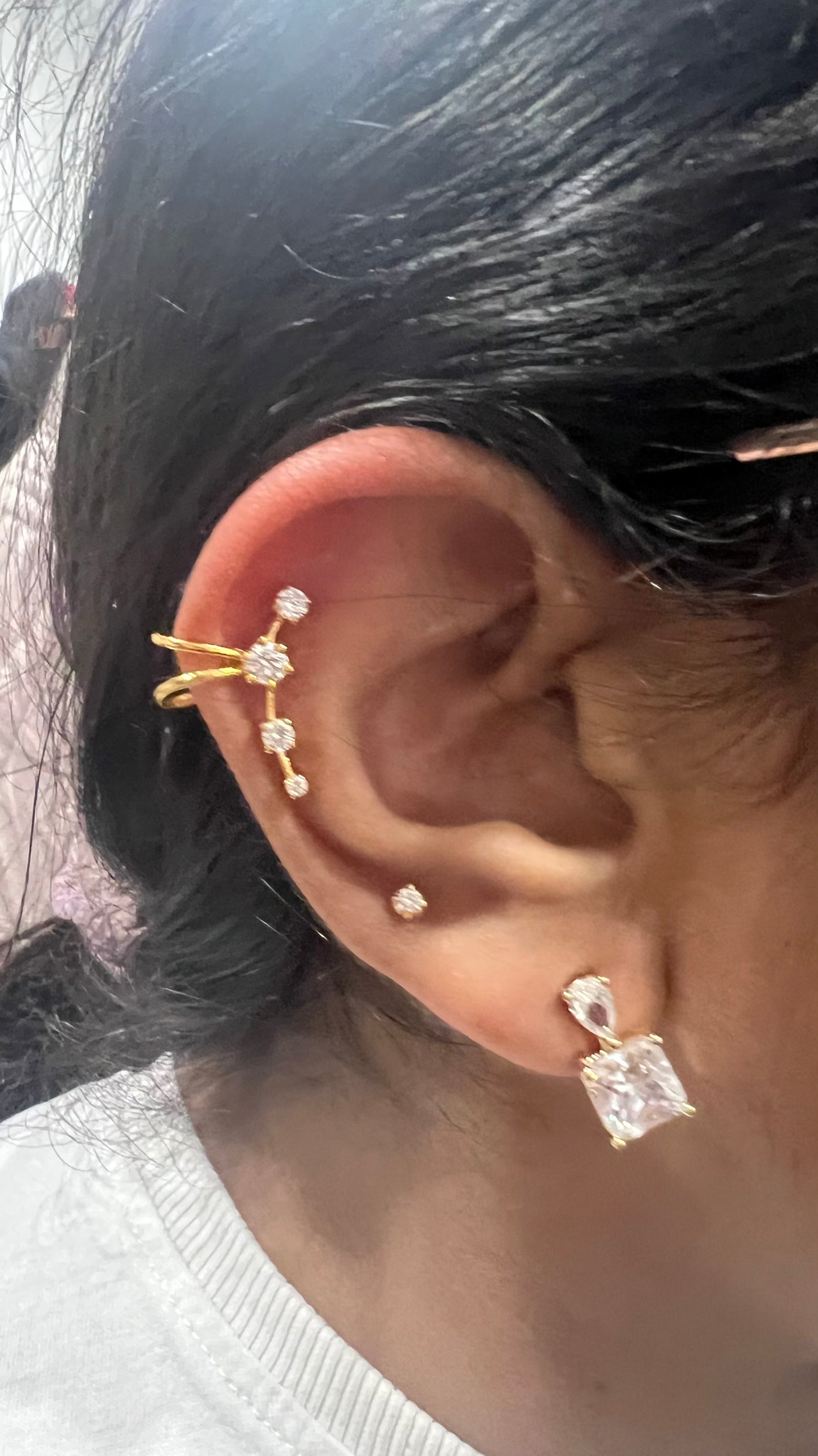 925 Silver Ear side cuffs