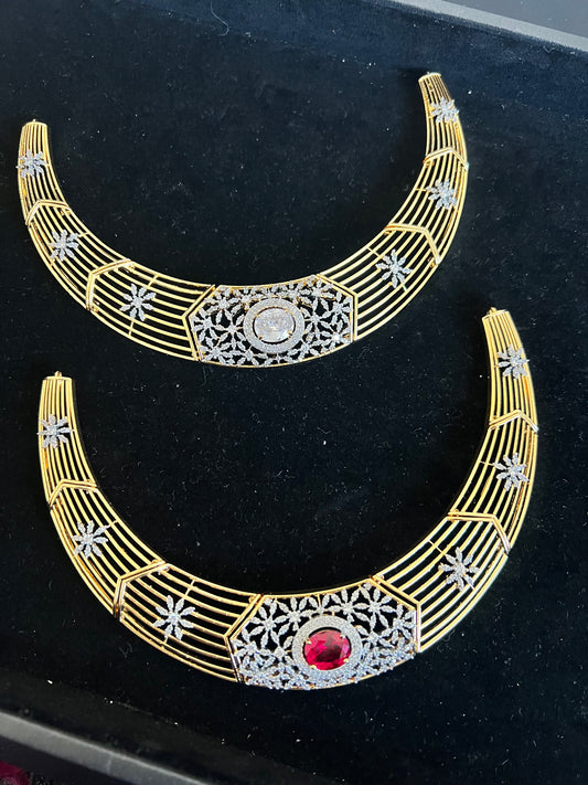 Diamond inspired Kante necklace