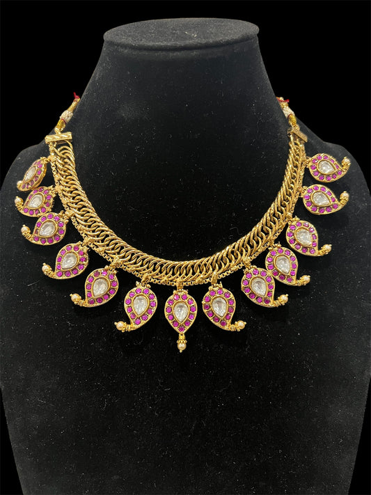 Kemp Reversible Mango Short Necklace