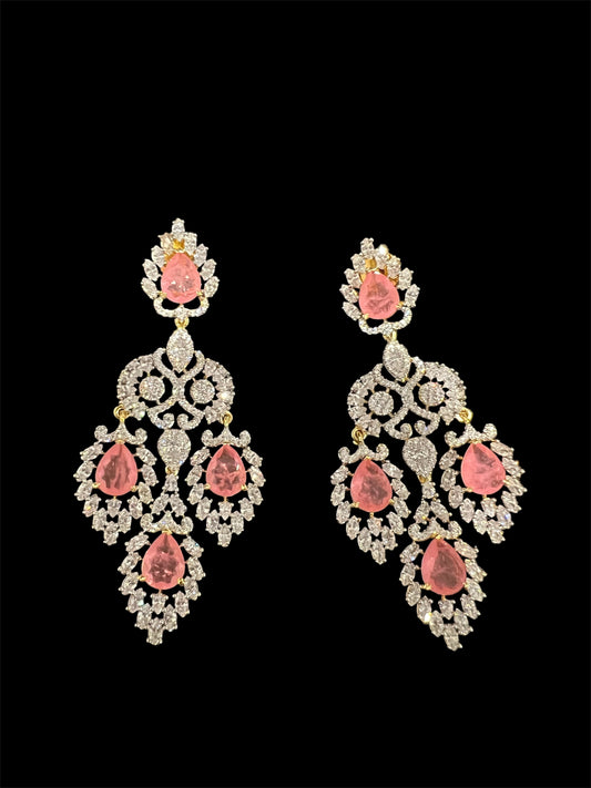 Pink Chandelier earrings