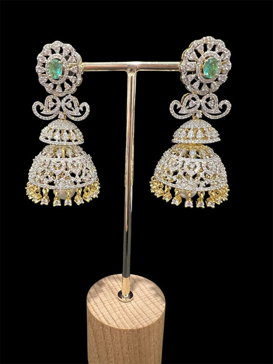 Diamond look Jhumkas