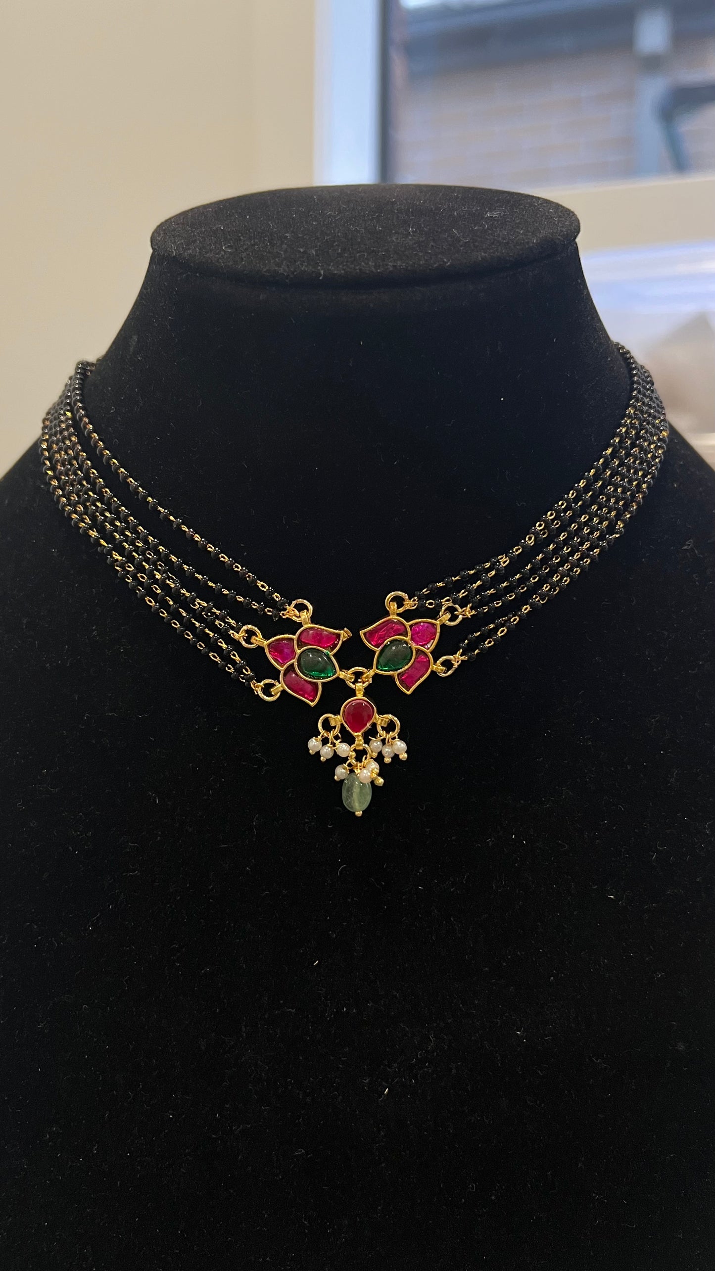 Jadau Kundan mangalsutra