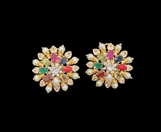 Navratna studs set
