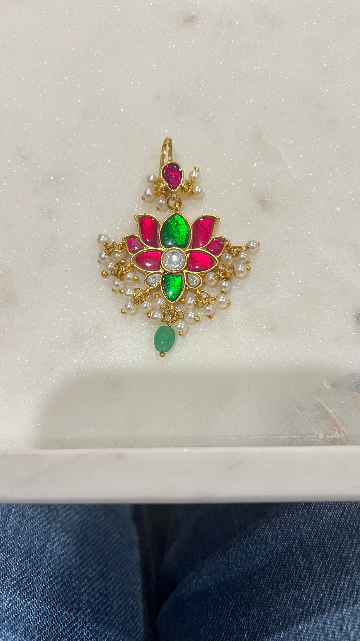 Jadau Kundan Maangtikka