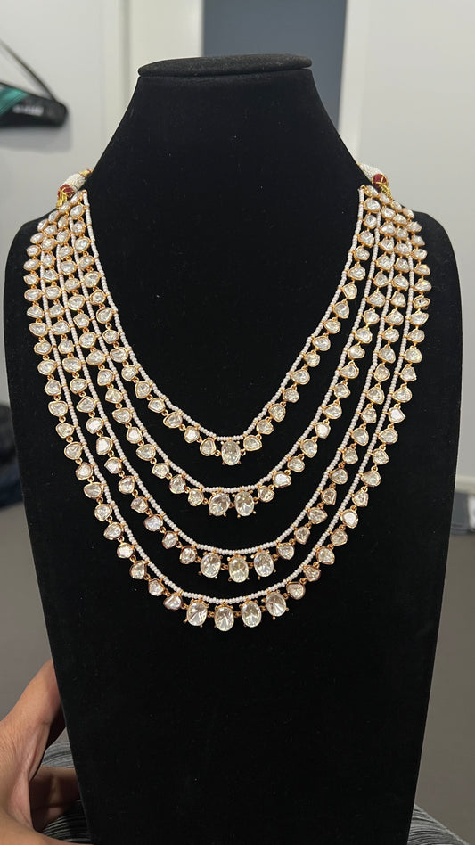 Polki drops 4 layer mala