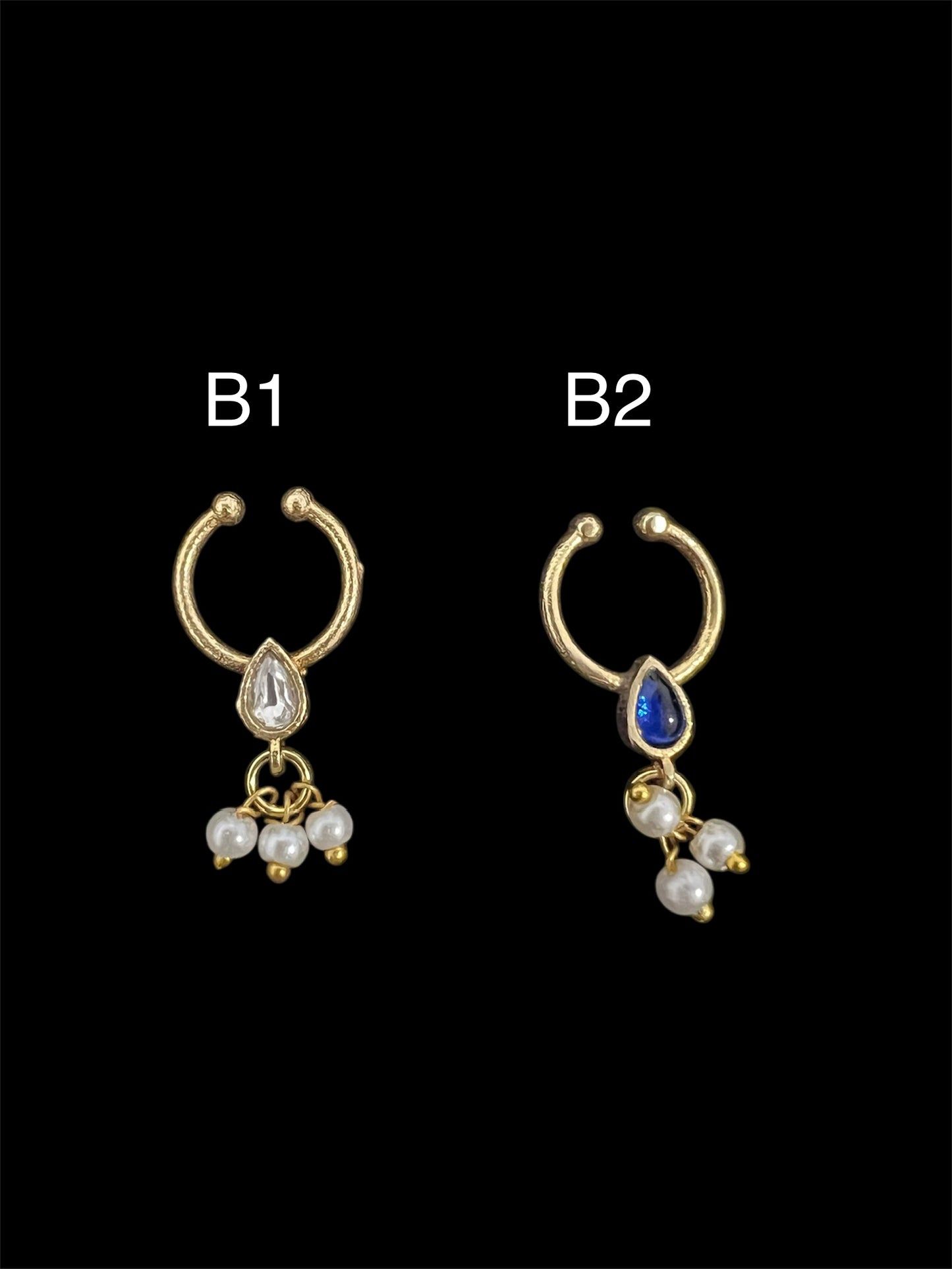 Jadau Kundan Septum Ring