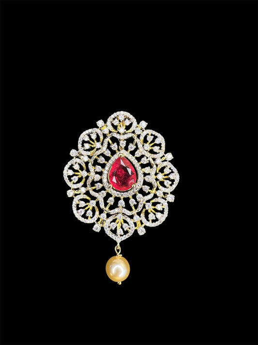 5D diamond inspired pendant/maangtikka