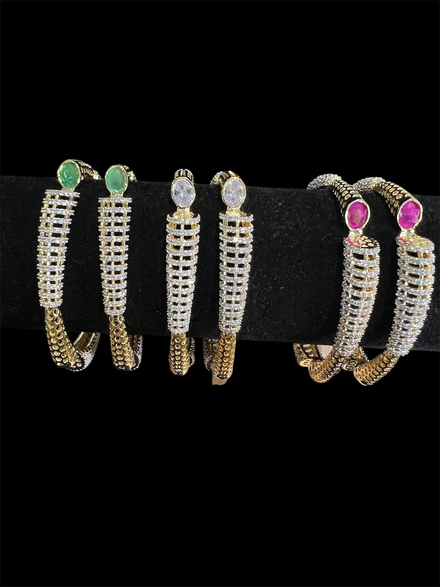 Diamond inspired bangles
