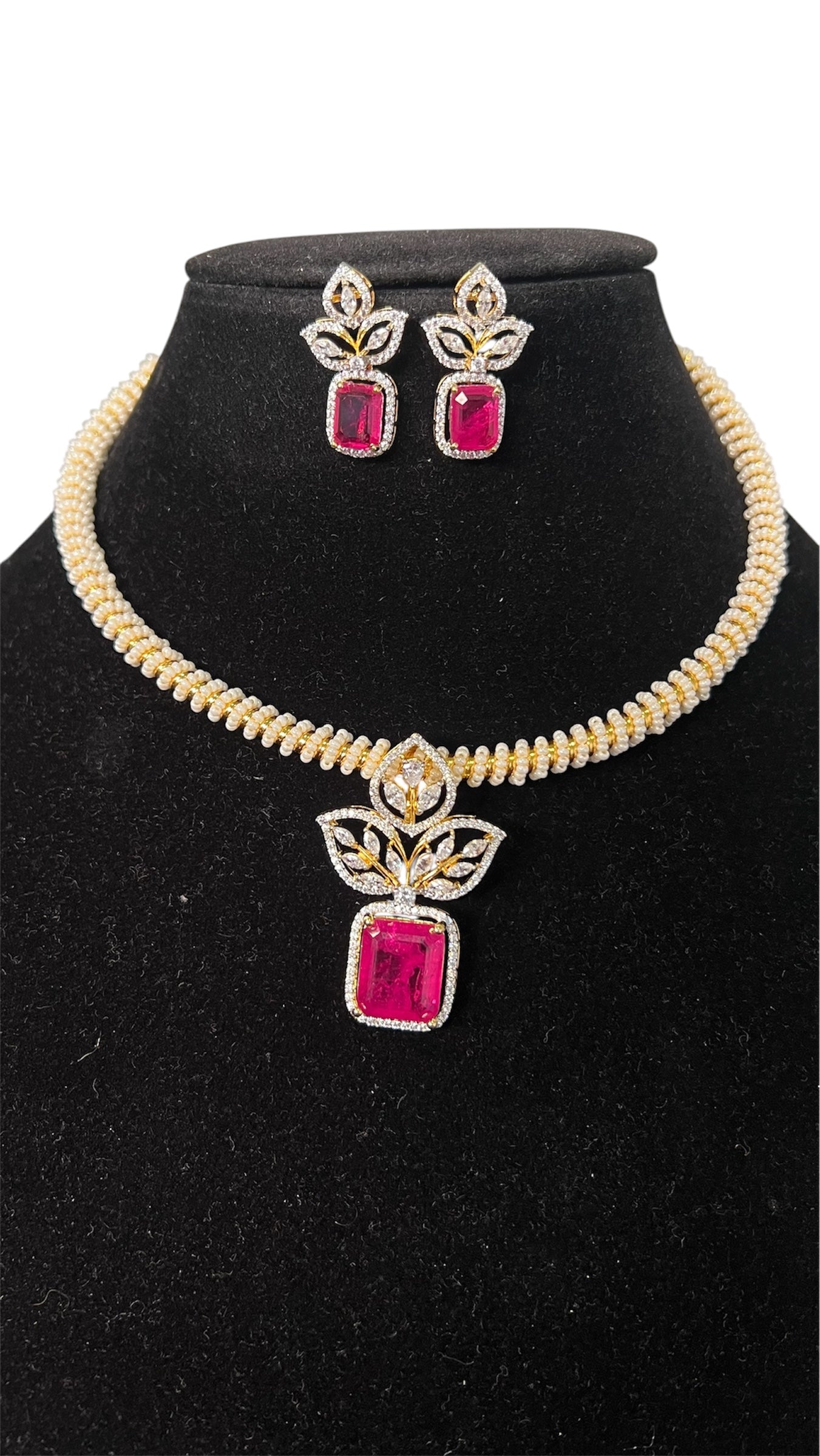 CZ Pendant Set