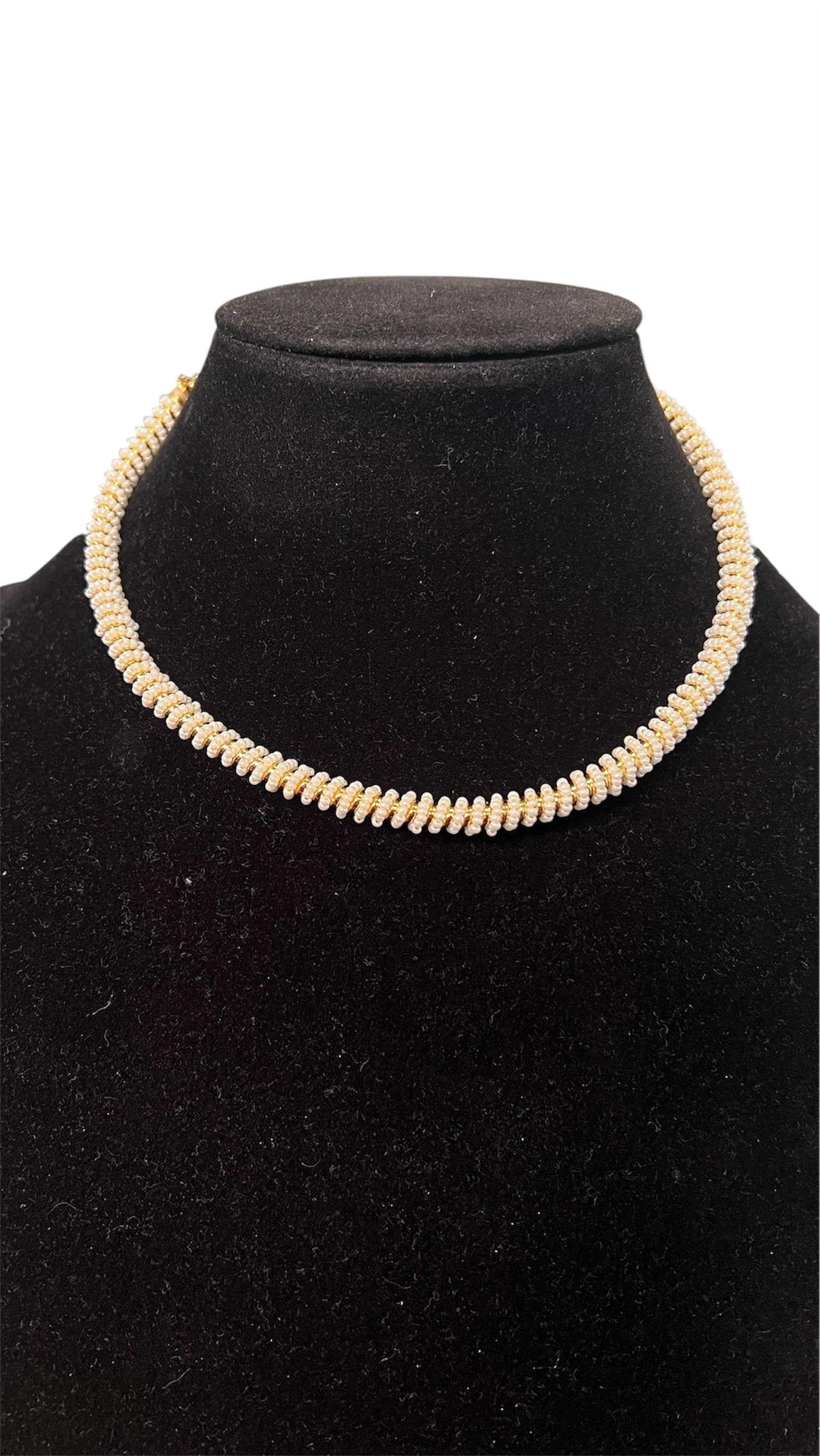 Pearl and Gold thread Hasli