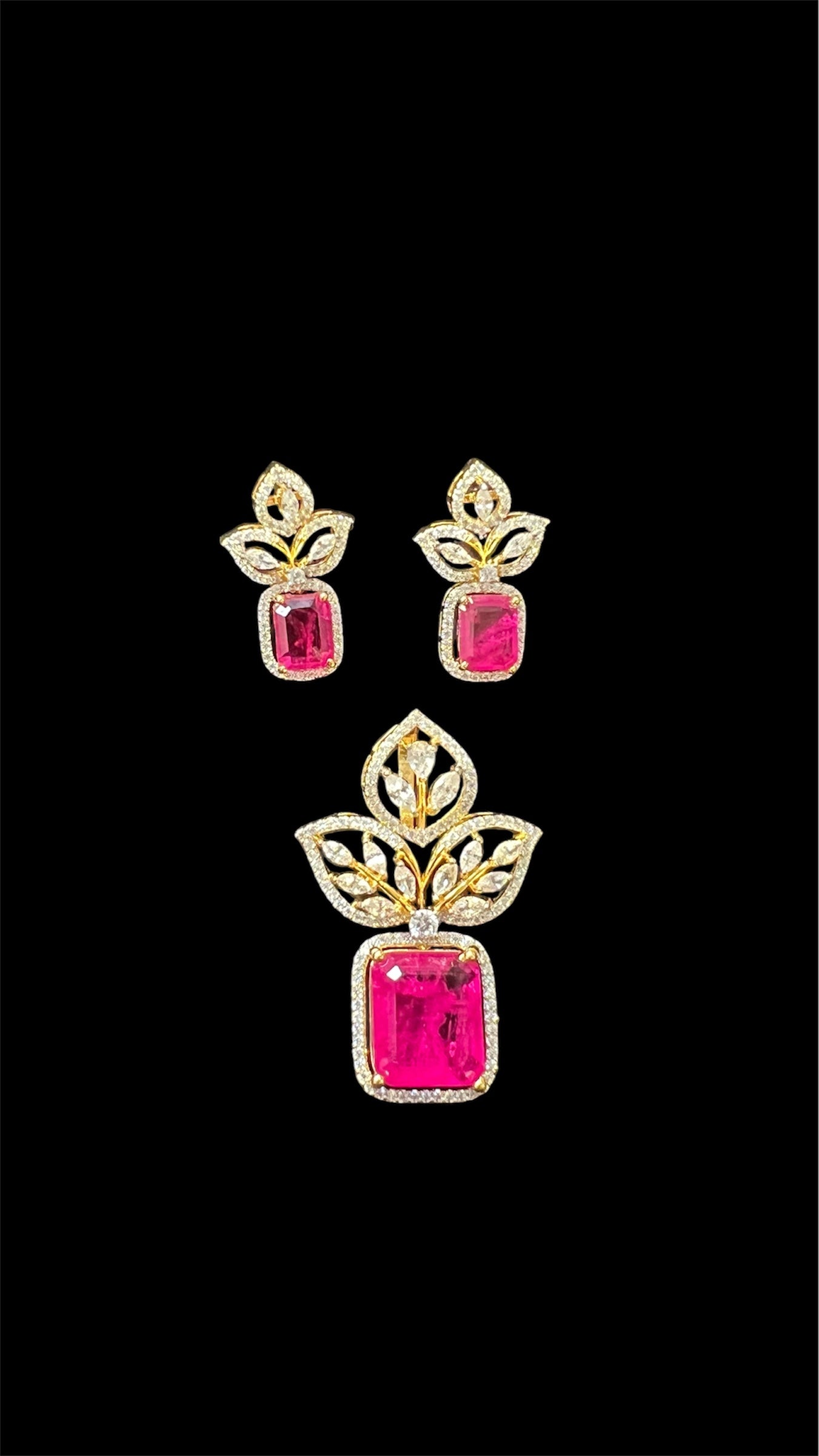 CZ Pendant Set