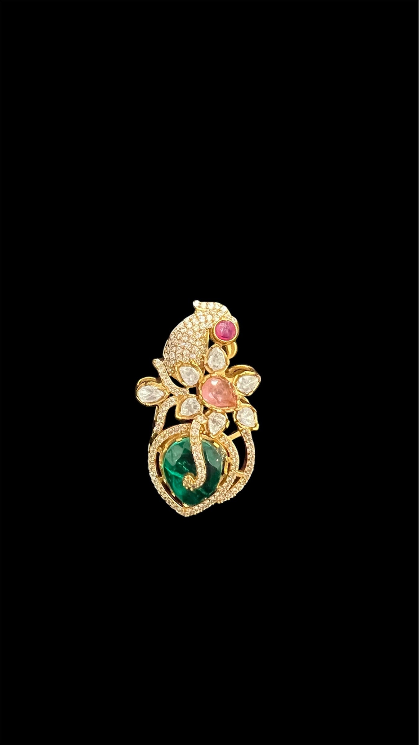 Peacock pendant Set