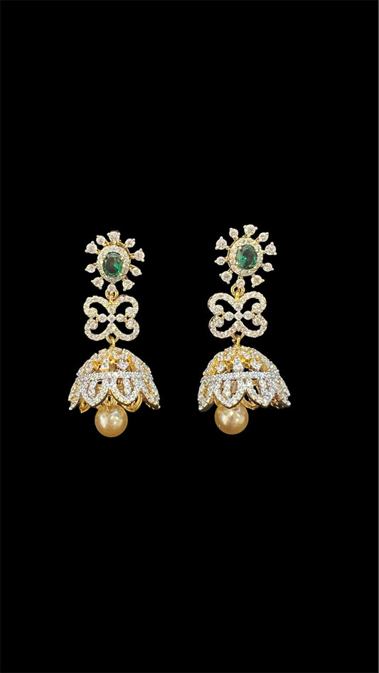 Diamond look Small Jhumkas