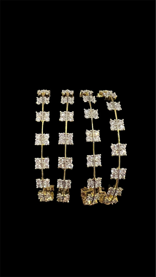 Diamond look bangles