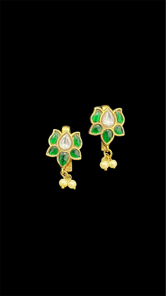 Jadau Kundan lotus Bugadi