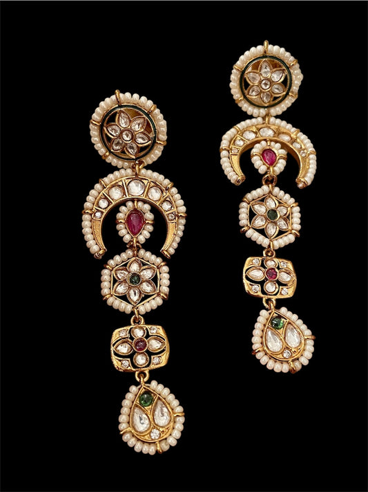 Polki and pearl Earrings