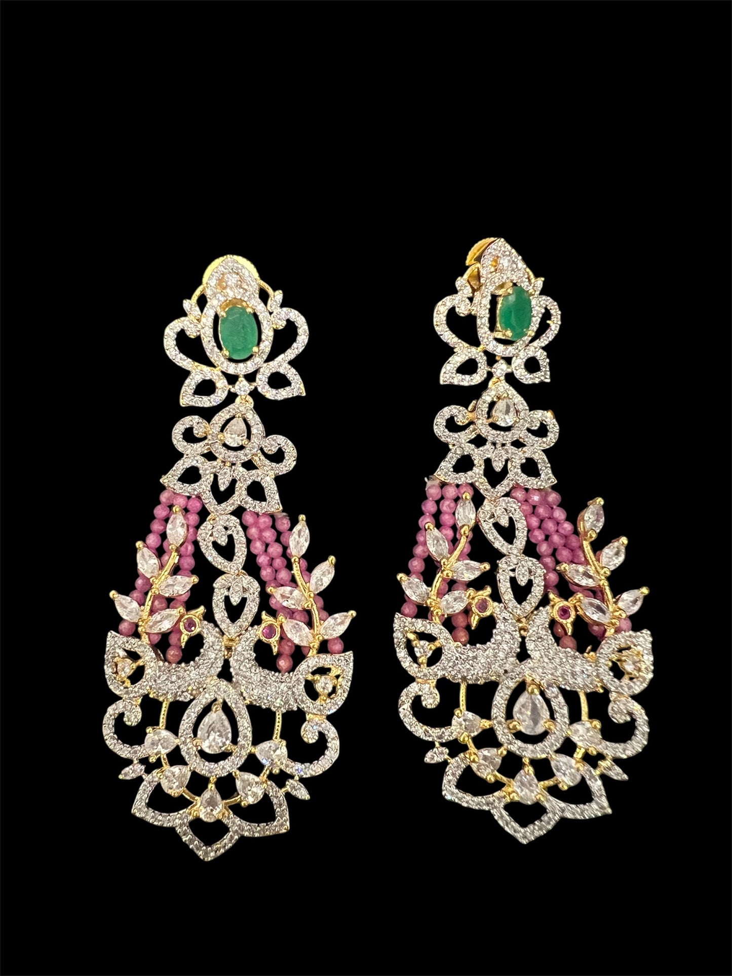 Diamond look danglers