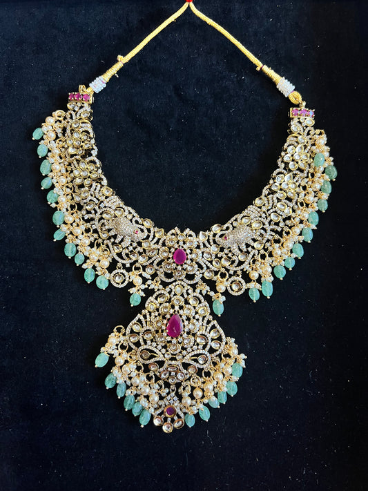 Mehendi Finish Nakshi Necklace