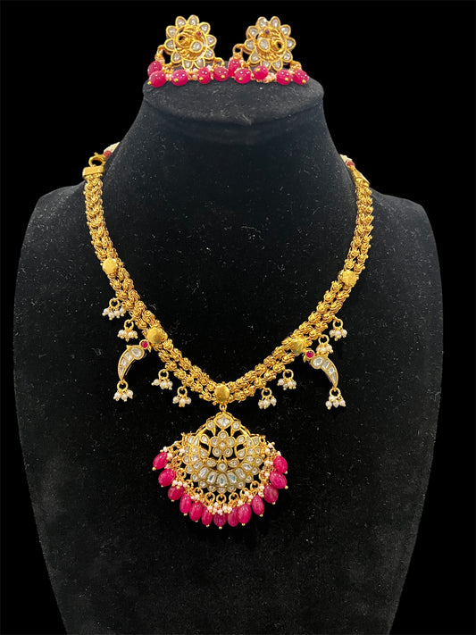 Jadau Kundan Necklace set