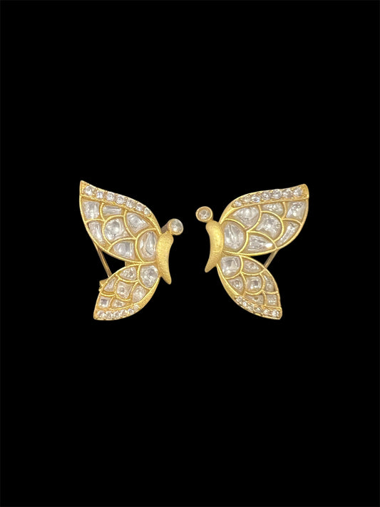 Jadau Kundan Butterfly Studs