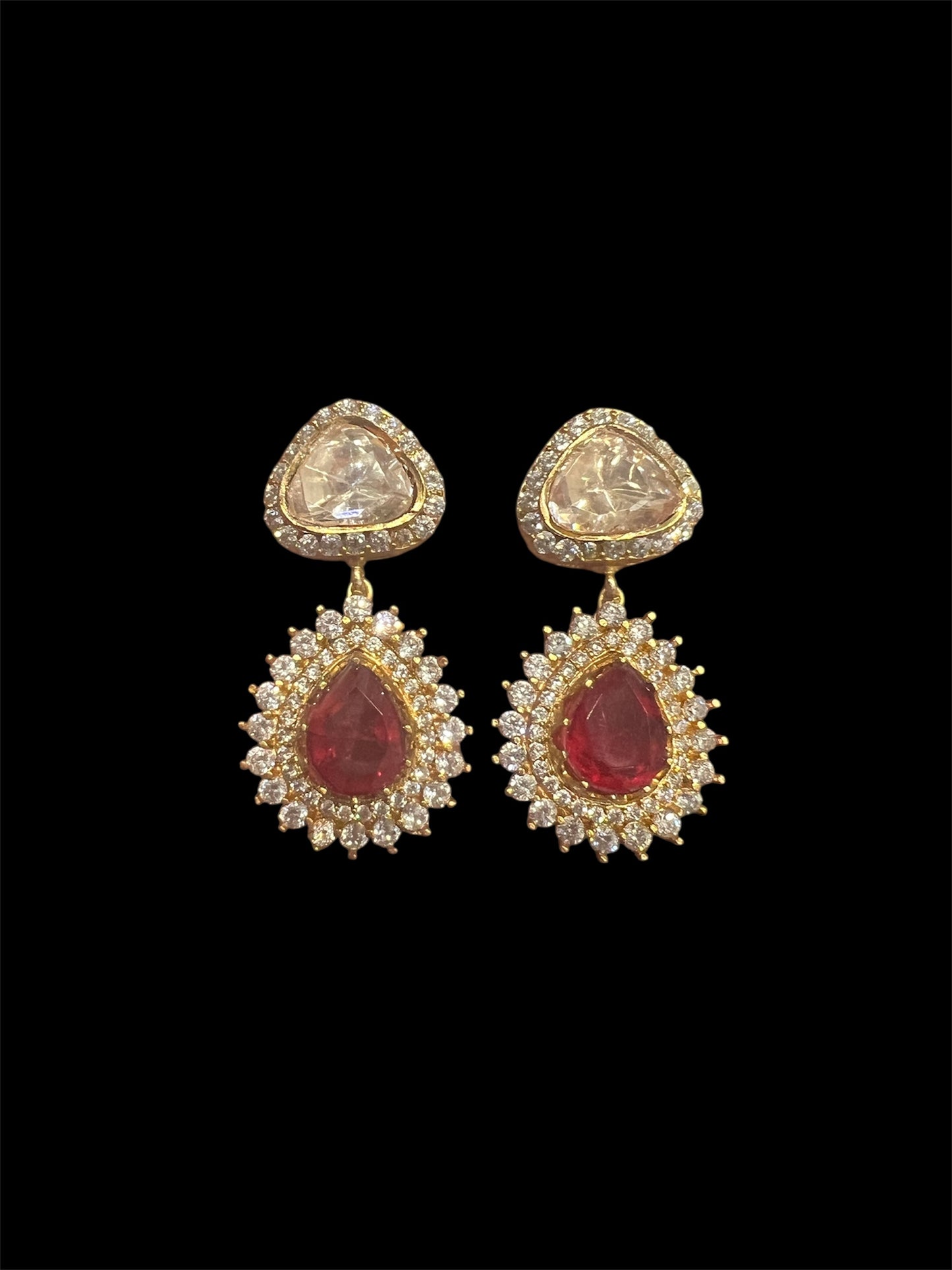 Moissanite Doublet Earrings