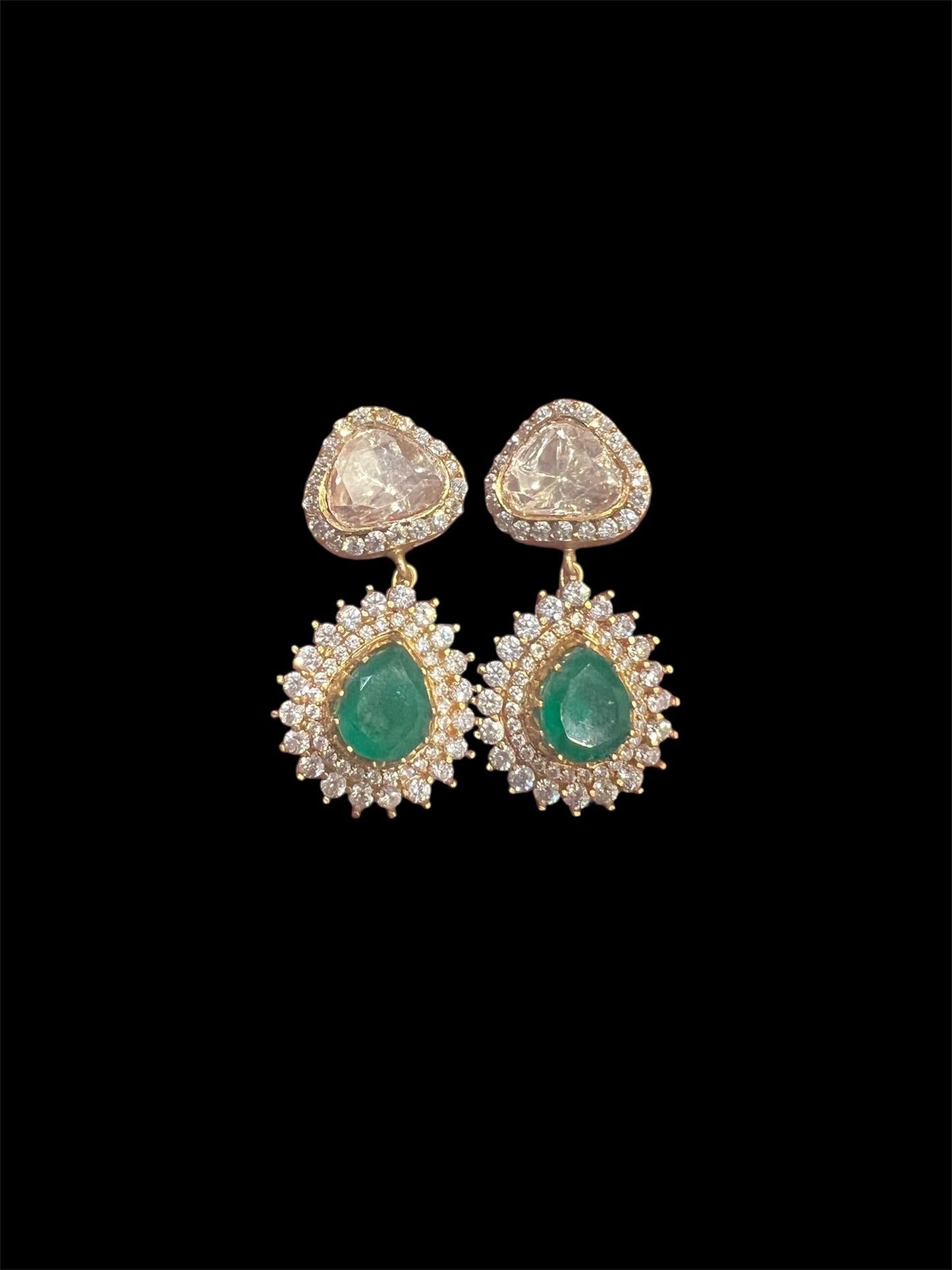 Moissanite Doublet Earrings